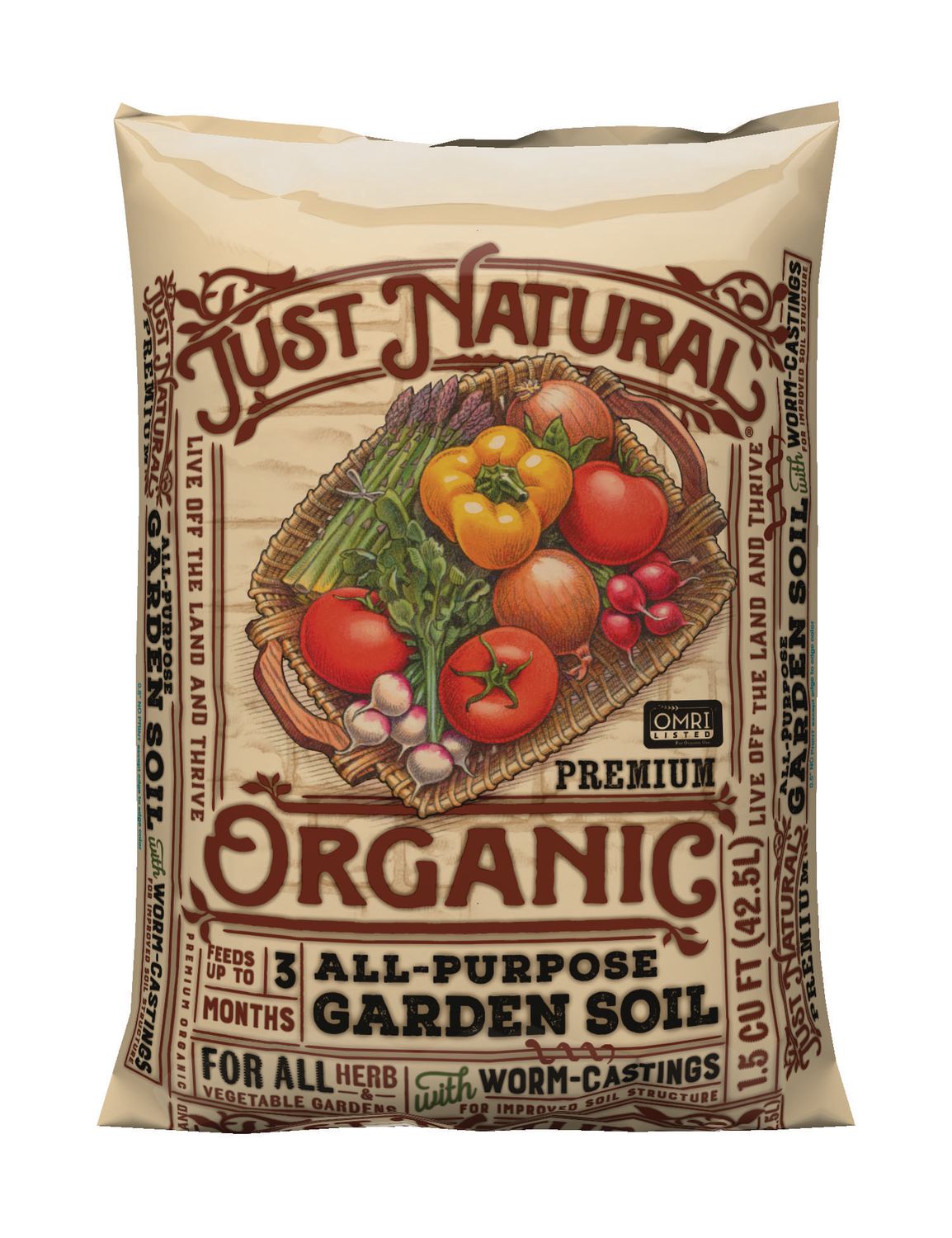 Just Natural Organic Garden Soil 1.5 cf