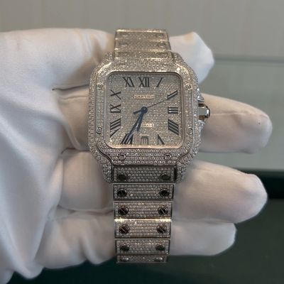Cartier Santos White Diamond