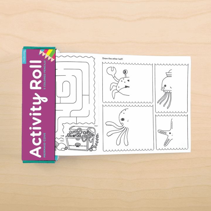 Activity Roll, Color: Mermaid Cove