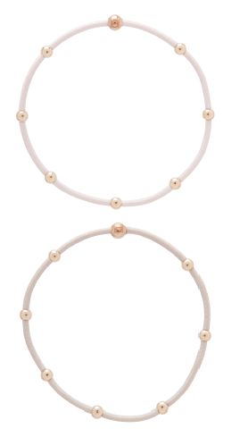 Essentials Bracelet/Hair Tie, Color: Blush