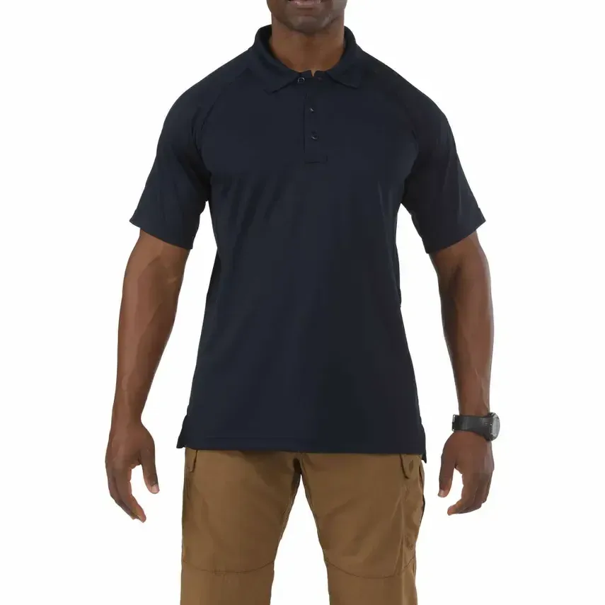 5.11 TACTICAL - MEN&#39;S - PERFORMANCE POLO, Color: - DARK NAVY, Size: - XSMALL