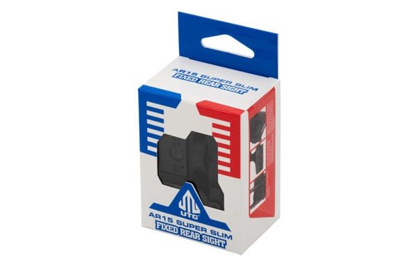 UTG - SUPER SLIM FIXED REAR SIGHT - A2 DUAL APERTURE