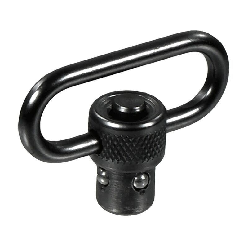 UTG - PUSH BUTTON QD SLING SWIVEL - 1.25&quot; LOOP