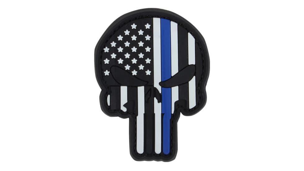 CONDOR PUNISHER PVC PATCH COLOR BLUE LINE