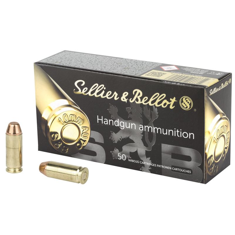 SELLIER &amp; BELLOT 10MM 180GR FMJ 50RD BOX