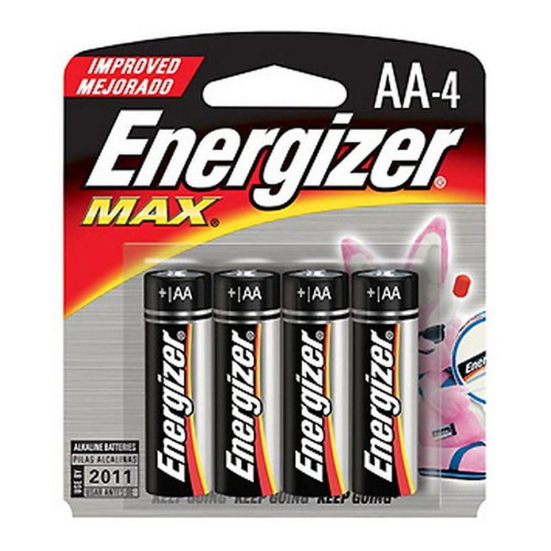 ENERGIZER MAX POWERSEAL AA BATTERY 4QTY