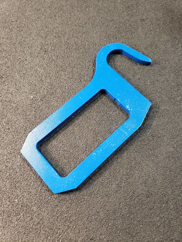 BLUE STEEL TARGETS FLAT 2X4 EASY HOOK HORIZONTAL