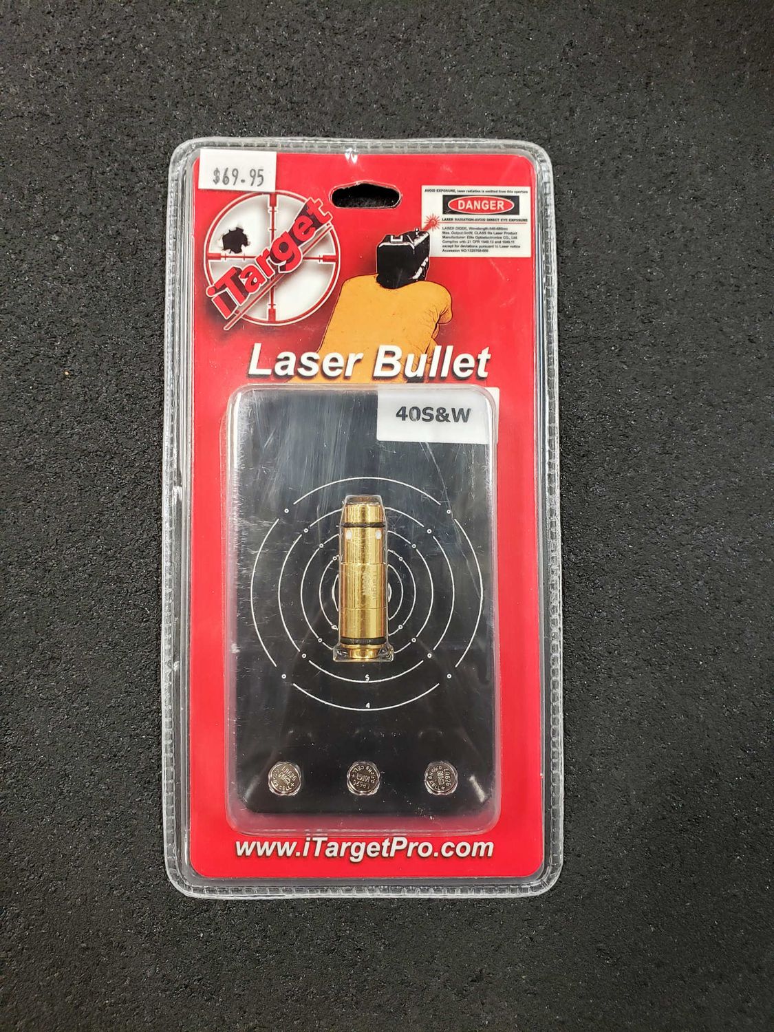 (DISCONTINUE) ITARGET - LASER BULLET - .40S&amp;W