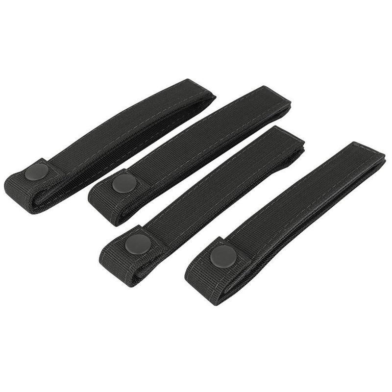 CONDOR - 6" MOD STRAPS (4 PACK) - BLACK