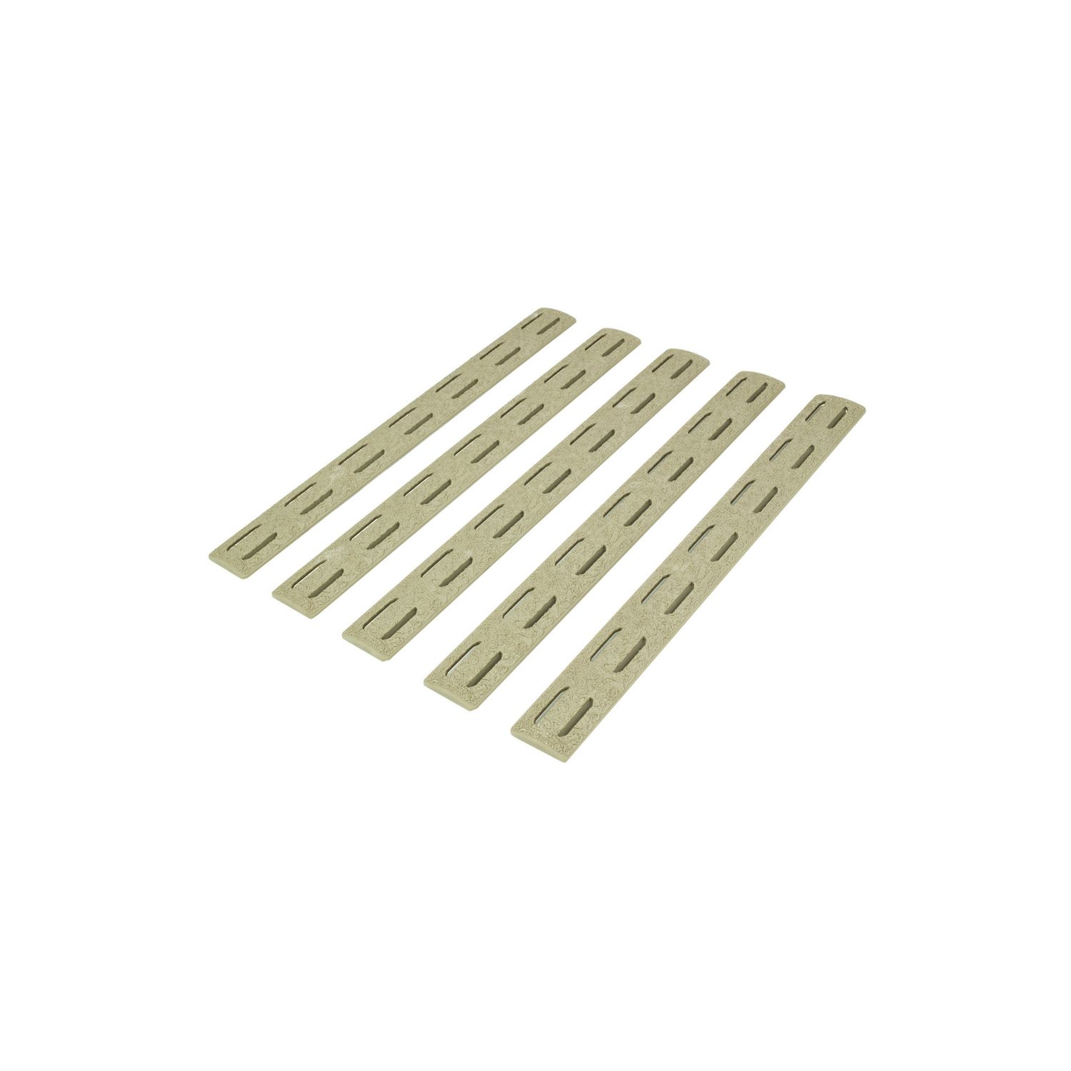 BCM - MCMR - RAIL PANEL KIT (5.5&quot;, 5 PACK, M-LOK) - FDE