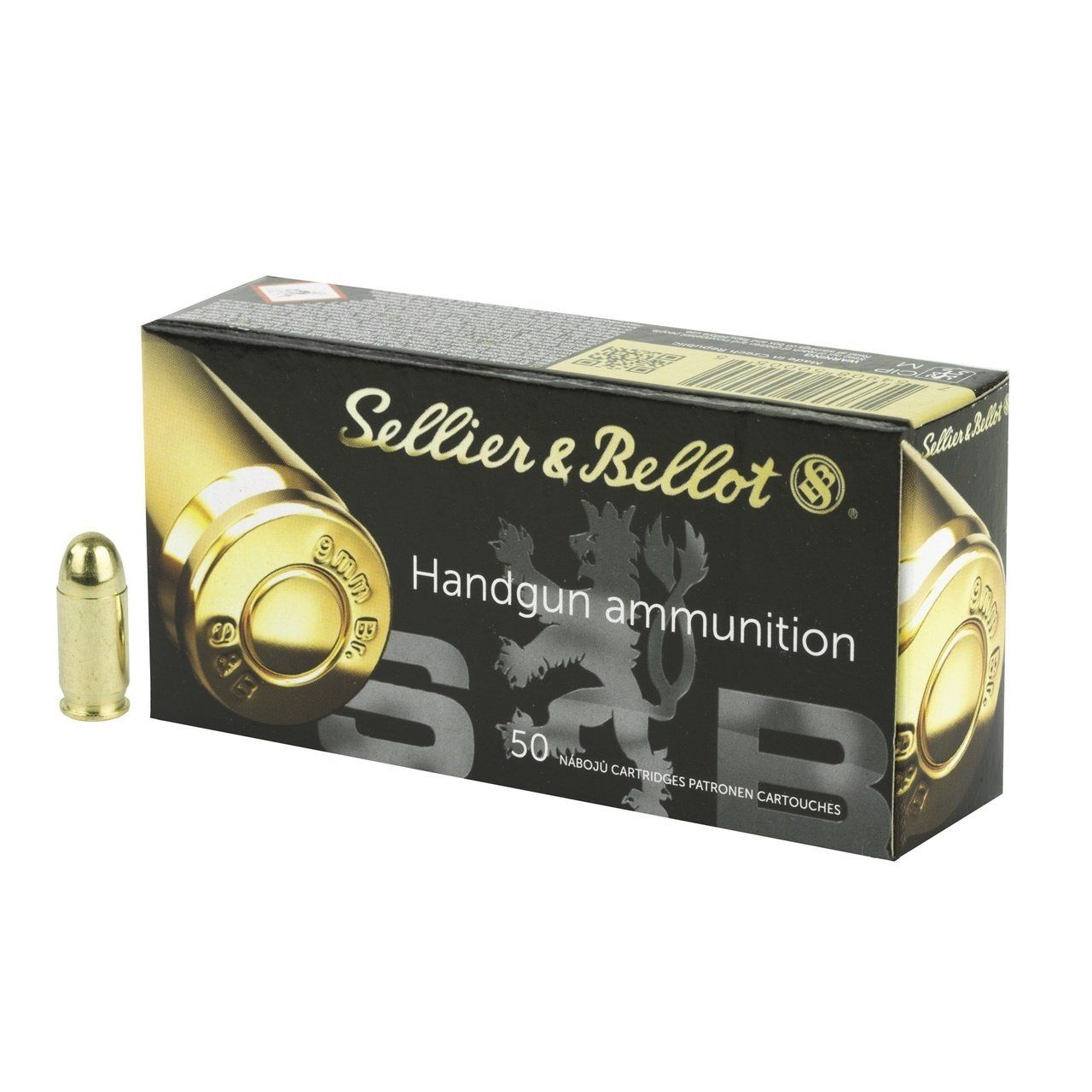 SELLIER &amp; BELLOT .380ACP 92GR 50RD FMJ