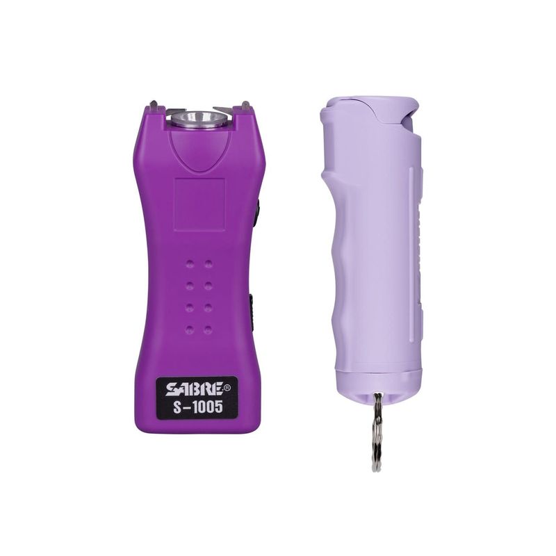 SABRE - PEPPER SPRAY &amp; STUN GUN - PURPLE