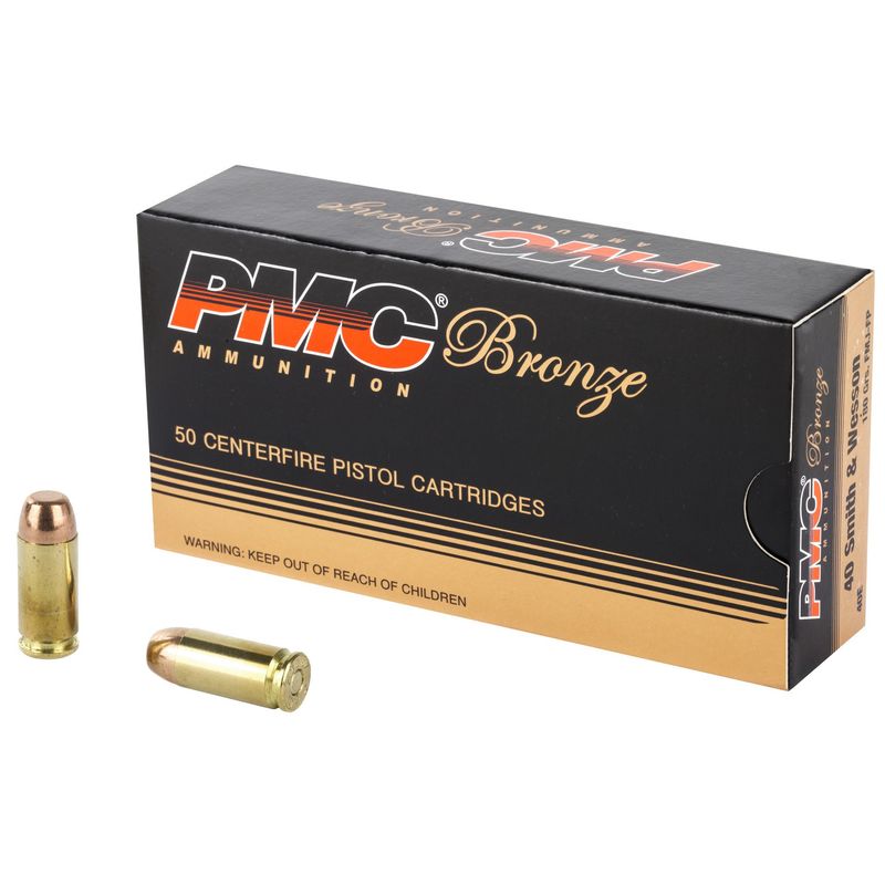 PMC BRONZE .40S&amp;W 180GR FMJ 50RD BOX