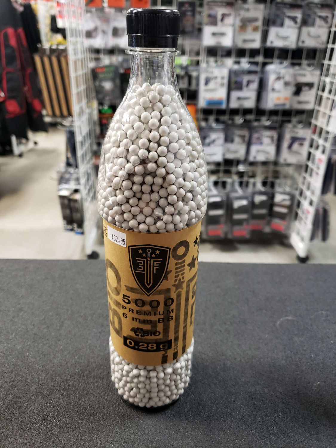 ELITE FORCE BIODEGRADABLE 6MM 28GR BBS 5000CT