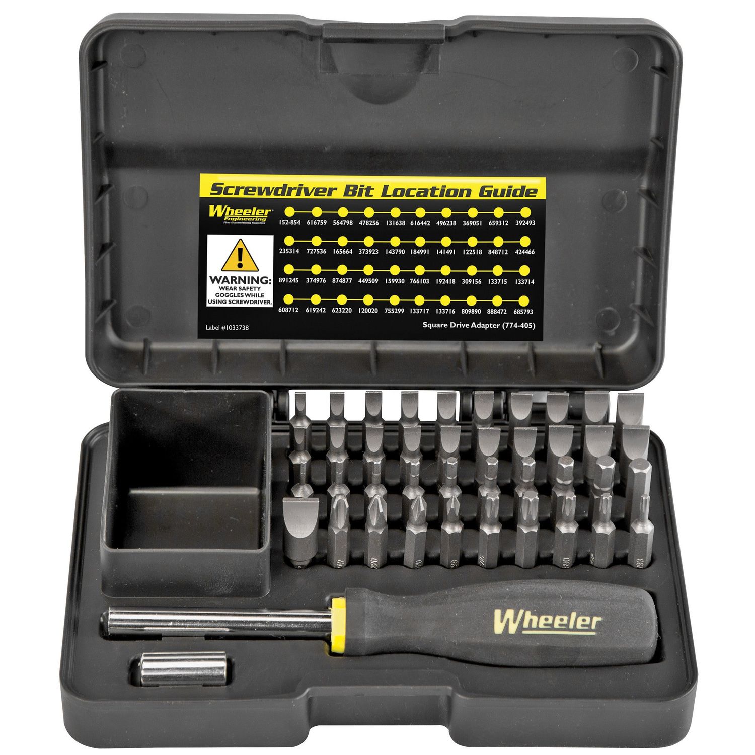 WHEELER PROFESSIONAL GUNSMITHING SCREWDRIVER SET 43PC