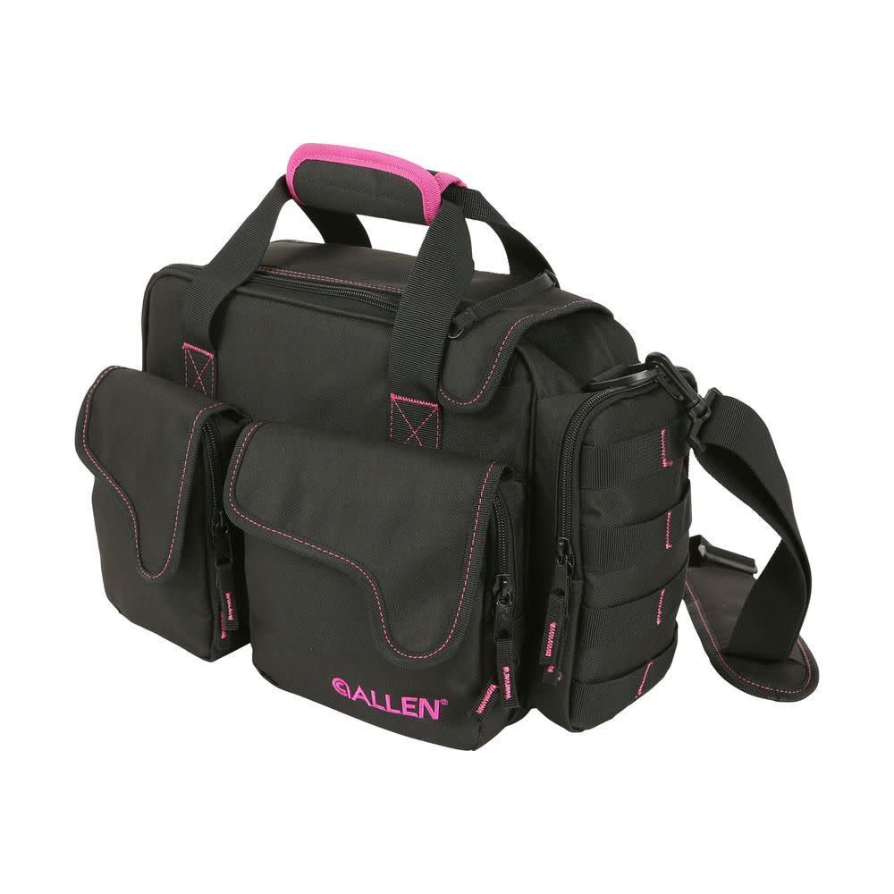 (DISCONTINUE) ALLEN - DOLORES COMPACT RANGE BAG - BLACK/PINK