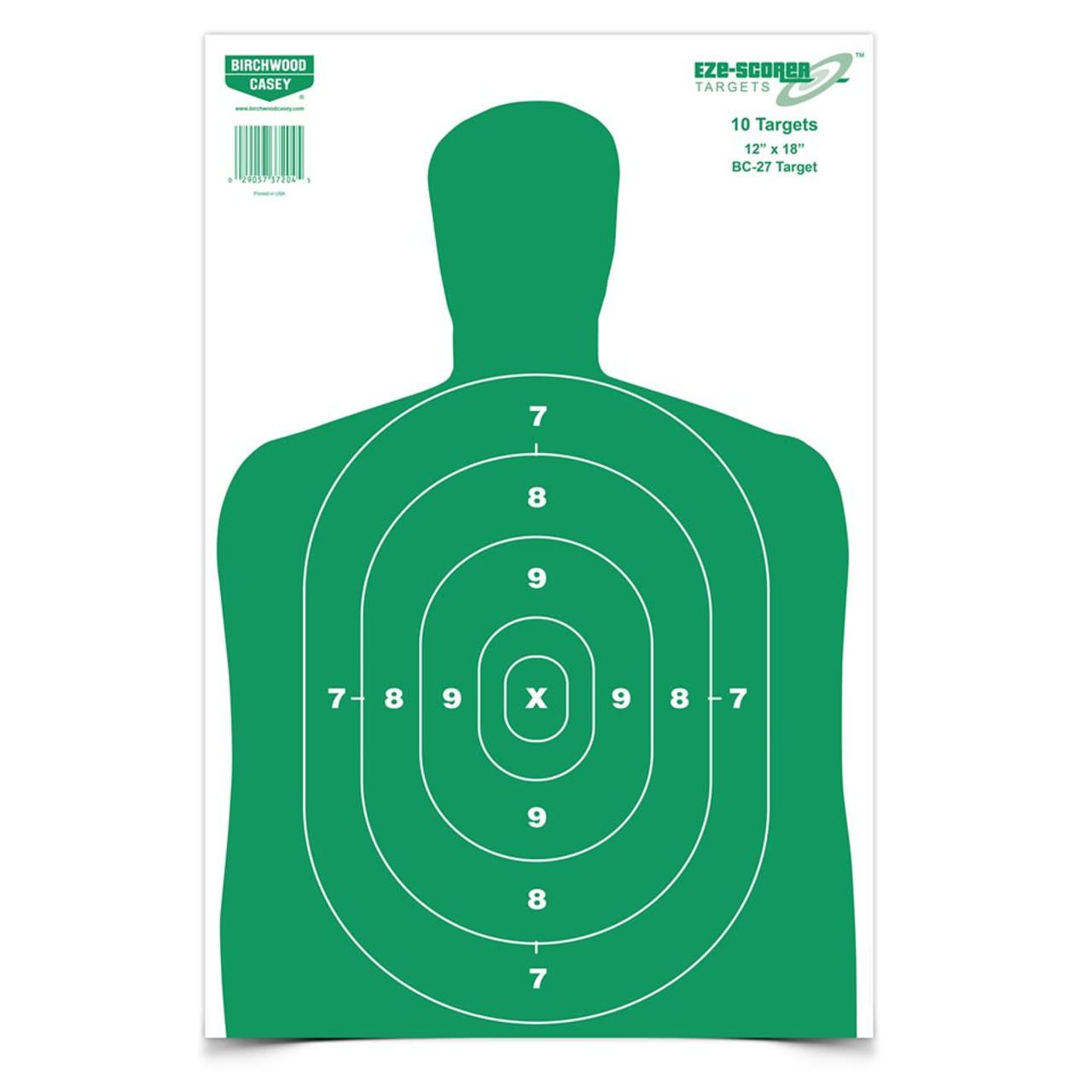 BIRCHWOOD CASEY - 23&quot; X 35&quot; - GREEN PAPER TARGET