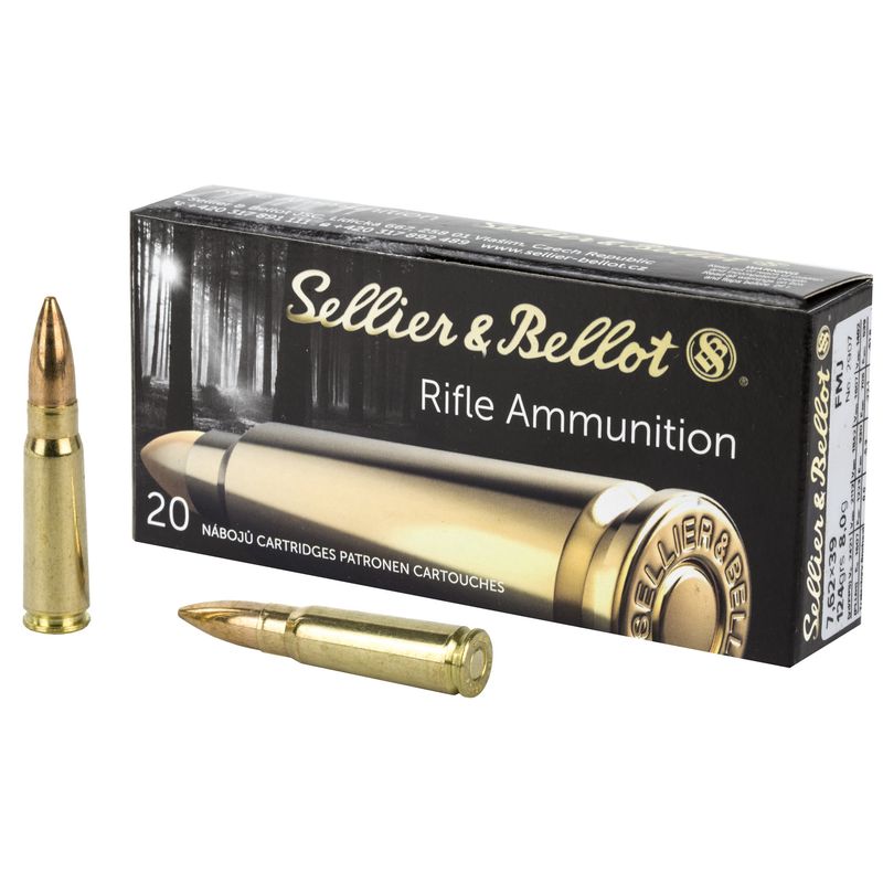 SELLIER &amp; BELLOT 7.62X39 124GR FMJ 20RD BOX