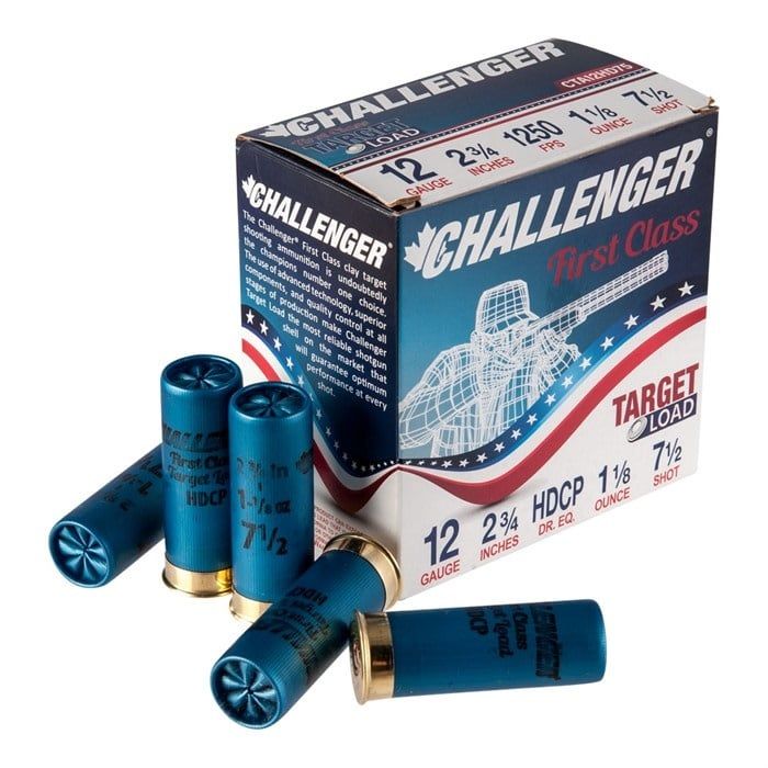 CHALLENGER 12GA 2.75&quot; TARGET LOAD 25RD BOX