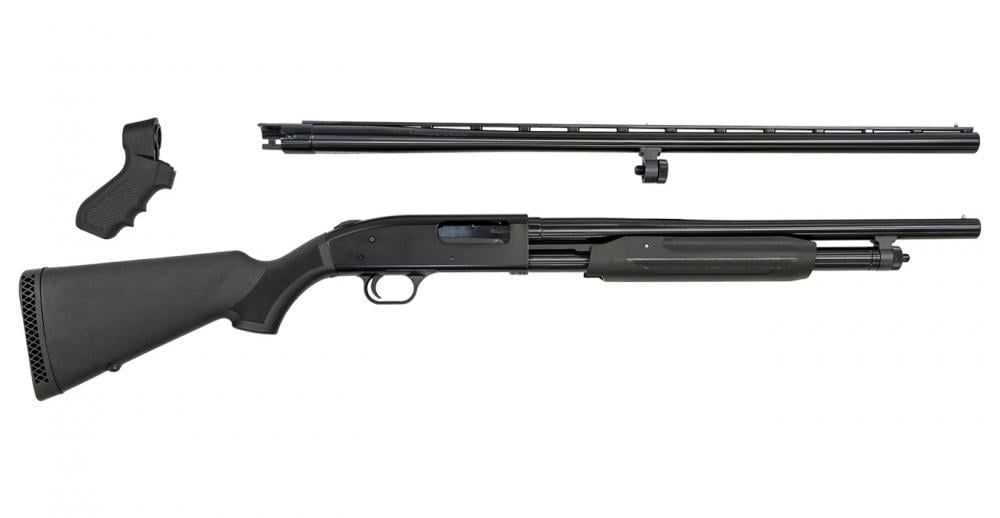 MOSSBERG 500 FIELD/SECURITY COMBO - SYTHENTIC - 12GA 5+1RD 18.5&quot;/28&quot;