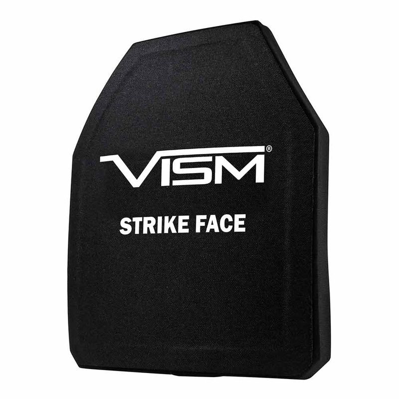 VISM LVL IV CERAMIC/PE BALLISTIC PLATE 11&quot;X14&quot; - MULTI-CURVE SHOOTER&#39;S CUT