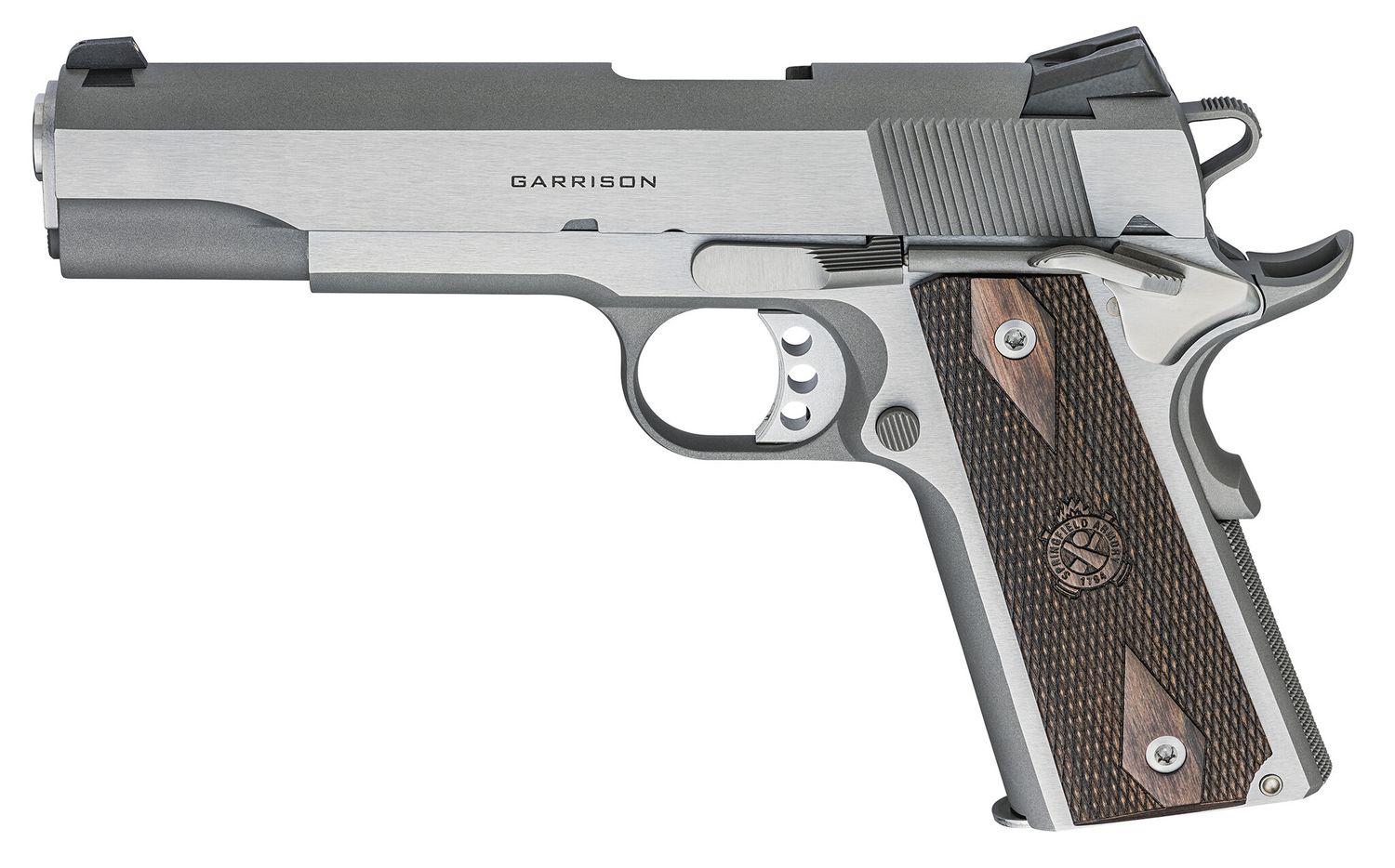SPRINGFIELD ARMORY - GARRISON 1911- STAINLESS STEEL - .45ACP 8RD 5&quot;