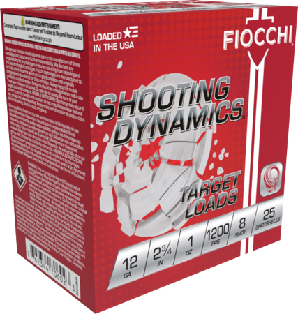 FIOCCHI 20GA 2.75&quot; TARGET LOAD 25RD BOX