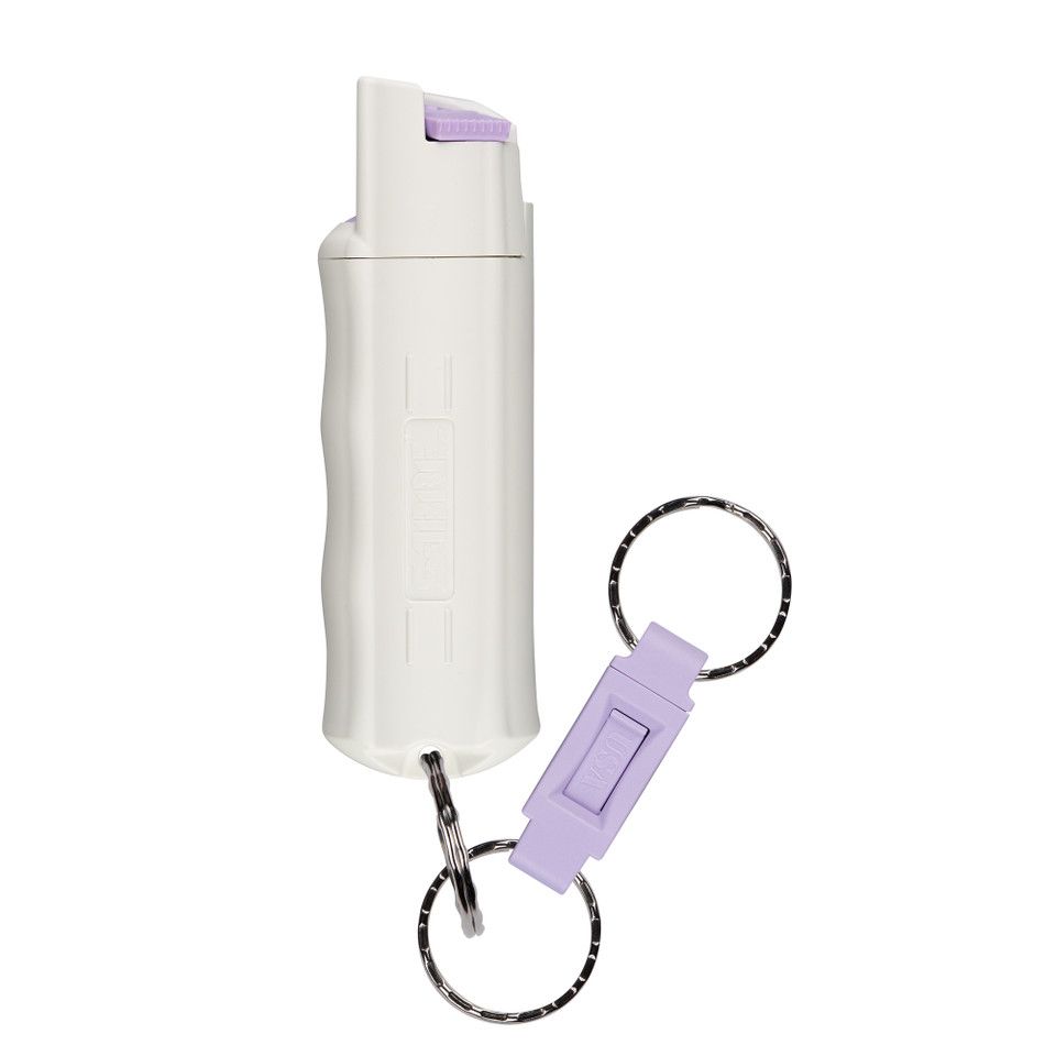 SABRE PEPPER SPRAY W/ QUICK RELEASE-GLOW IN THE DARK