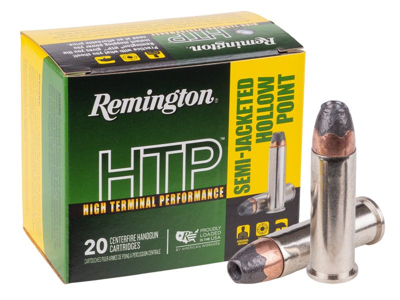 REMINGTON HTP - .38SPL +P 125GR SJHP - 20 ROUND BOX