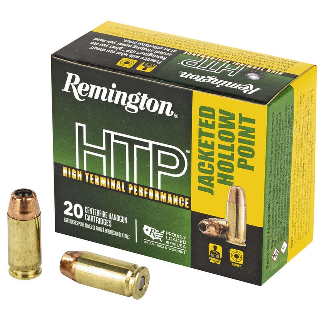 REMINGTON HTP .40S&amp;W 180GR JHP 20RD BOX