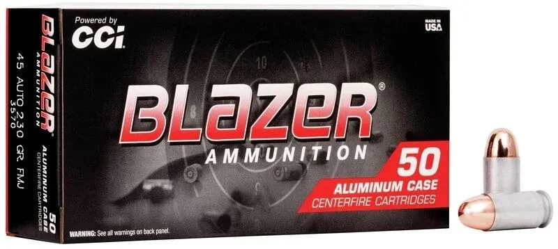 CCI BLAZER .45ACP 230GR FMJ 50RD BOX