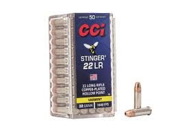 CCI - .22LR STINGER - 32GR HP 50 ROUND BOX