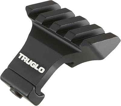 TRUGLO 2&quot; OFFSET PICATINNY 45 DEGREE ANGLED RAIL MOUNT W/ RECOIL LUG