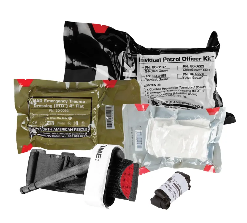 NORTH AMERICAN RESCUE - INDIVIDUAL PATROL OFFICER AID KIT