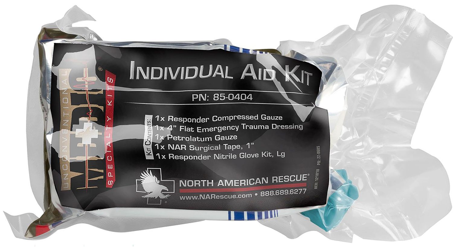 NORTH AMERICAN RESCUE - INDIVIDUAL AID KIT