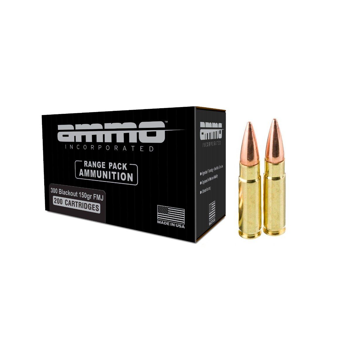 AMMO INC. .300BLK 150GR FMJ 20RD BOX