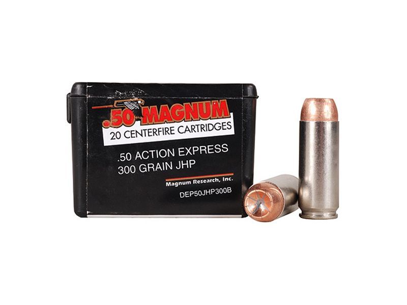 MAGNUM RESEARCH - .50AE 300GR JHP - 20 ROUND BOX