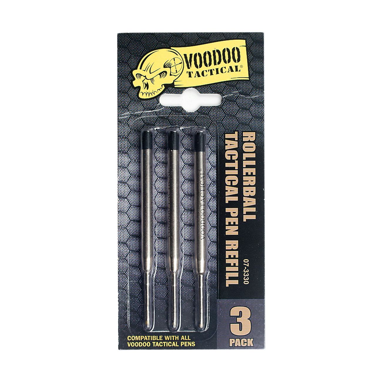 VOODOO TACTICAL ROLLERBALL TACTICAL PEN REFILL - 3PK.