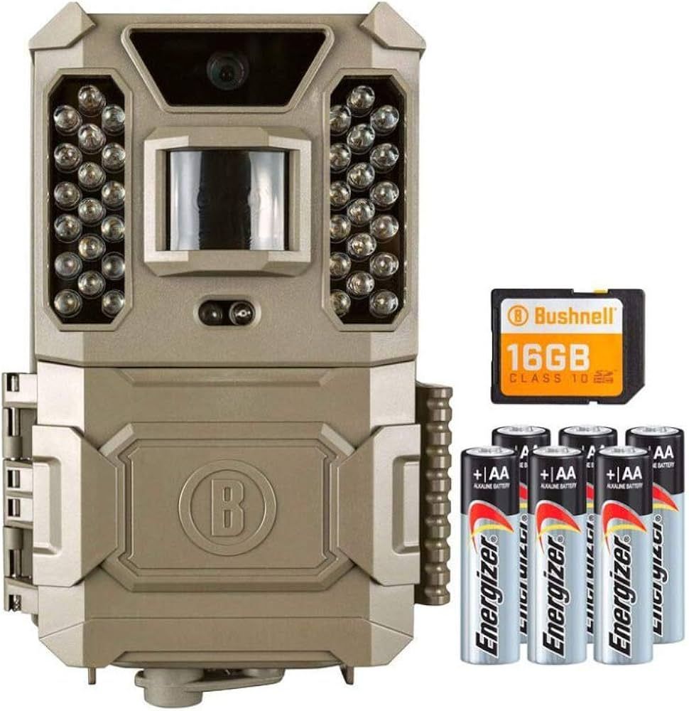 BUSHNELL PRIME LOW GLOW TRAIL CAMERA 24MP COMBO