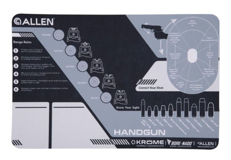 ALLEN KROME HANDGUN MAT