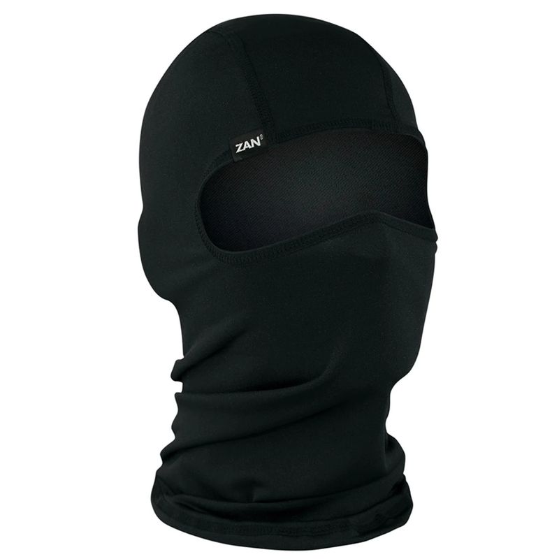 ZAN HEADGEAR - POLYESTER BALACLAVA - BLACK