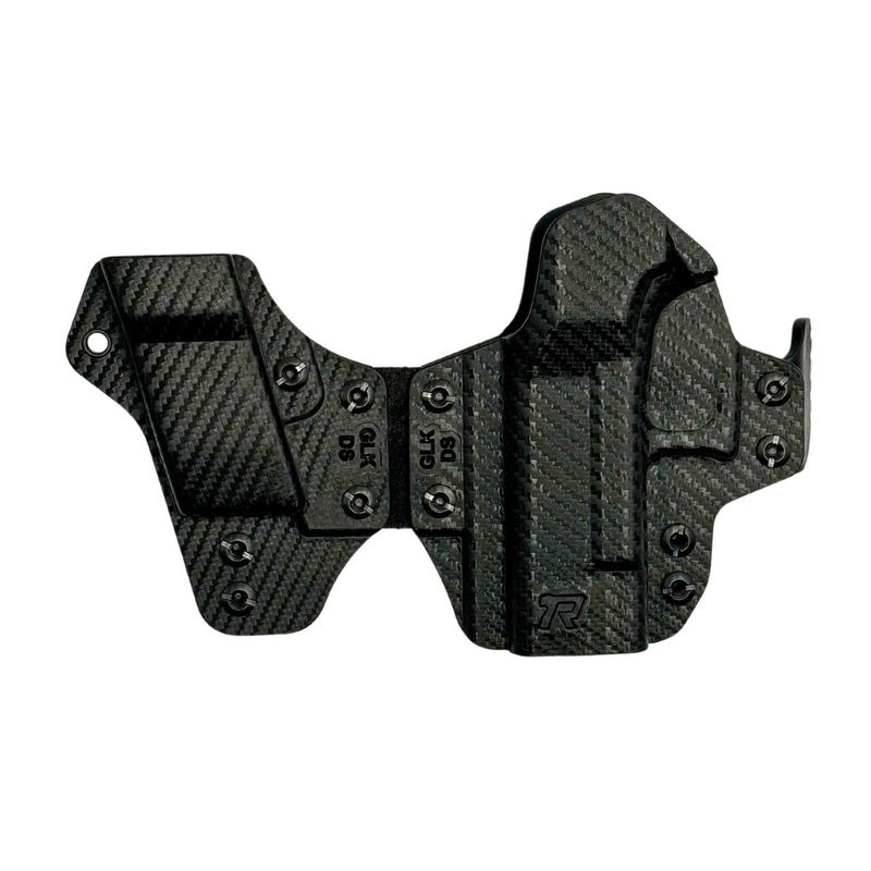 ROUNDED - IWB KYDEX - SIDECAR HOLSTER - GLOCK 19/19X/23/32/45 (EXCEPT GEN 5 .40S&amp;W)
