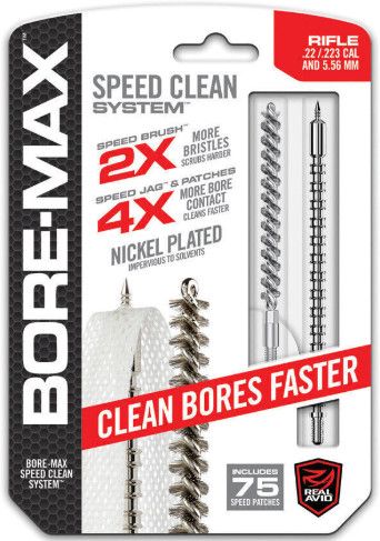 REAL AVID - BORE-MAX - SPEED CLEAN SYSTEM KIT - .22/.223/5.56