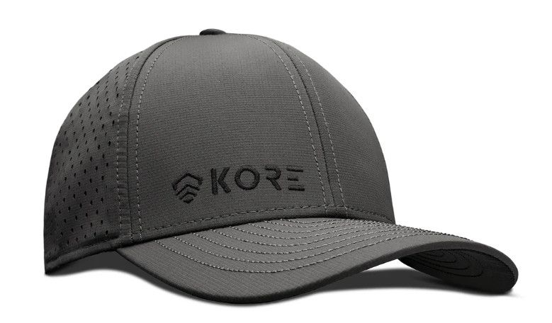 KORE ESSENTIALS - CREW HAT - BLACK ON GRAY