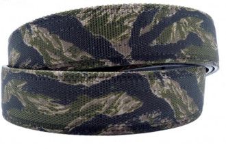 KORE ESSENTIALS - TIGER STRIPE NYLON BELT - X10 BUCKLE