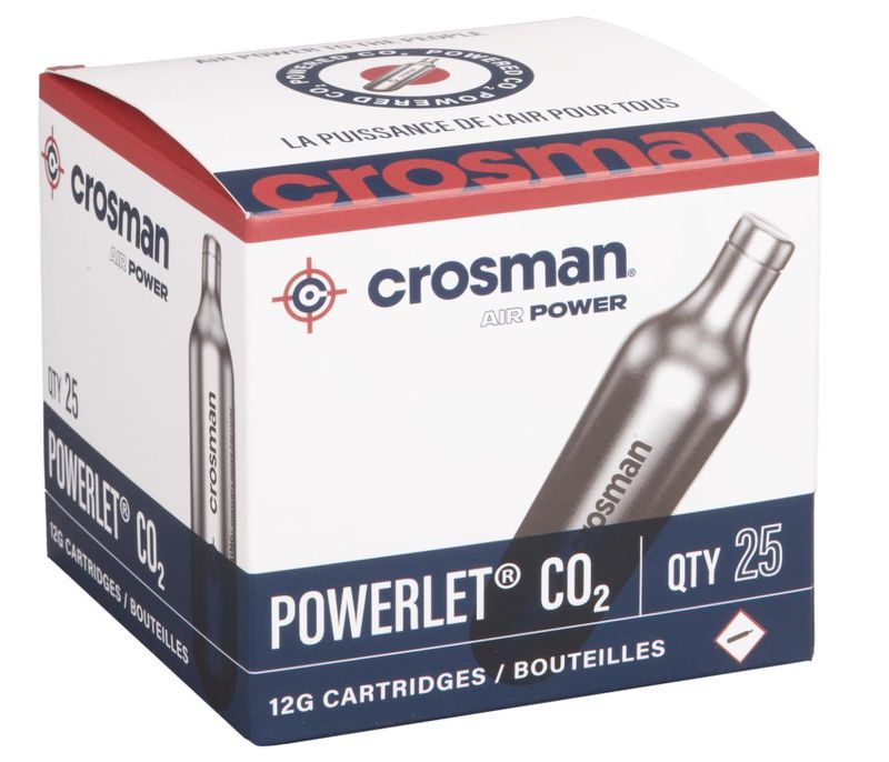 CROSMAN - POWERLET CO2 - 12G - 25 PACK
