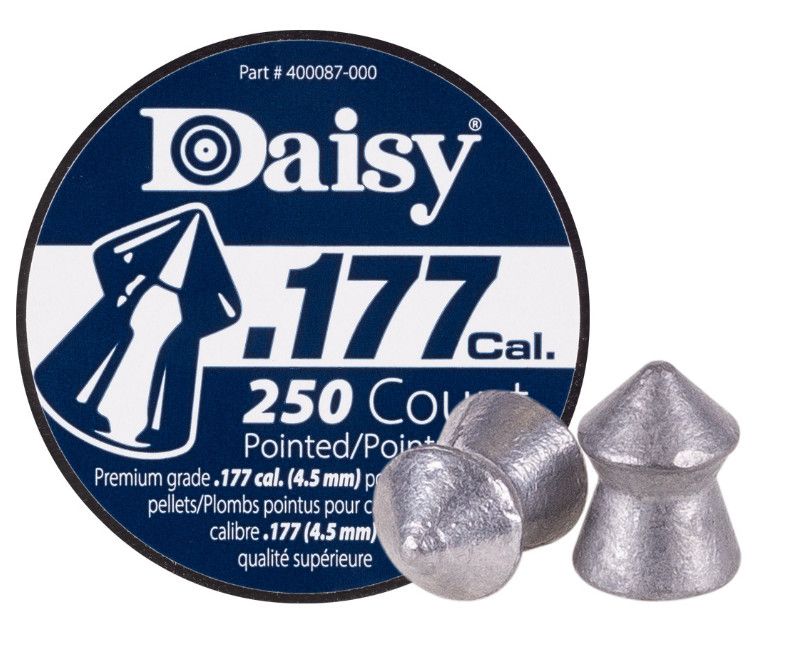 DAISY PRECISION MAX POINTED PELLET .177 PELLETS - 250 COUNT