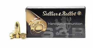 SELLIER &amp; BELLOT 9MM FMJ 124GR 50RD BOX