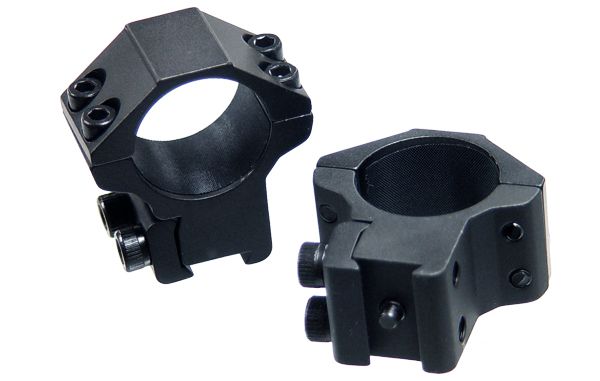 UTG - DOVETAIL SCOPE RINGS - LOCKING HEX SCREW - 1" - HIGH