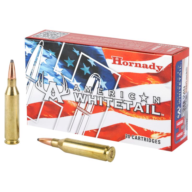HORNADY AMERICAN WHITETAIL .243WIN 100GR BTSP 20RD BOX